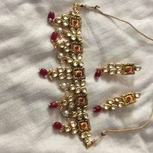 Indian traditional bridal necklace set